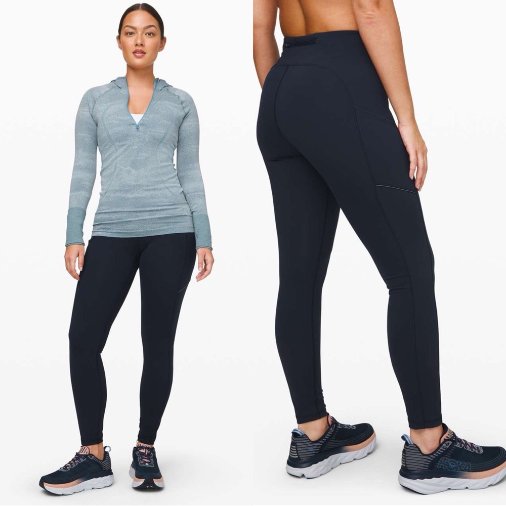 Lululemon Speed Up Tight 28" *Brushed‎ Full-On Luxtreme True Navy W5CANS Size 4